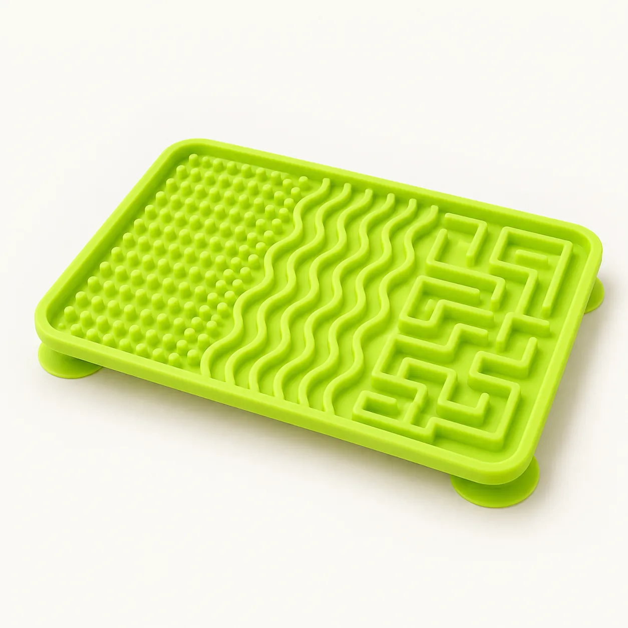 Illustrative rendering of a lime lick pad